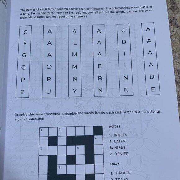 The Ultimate Activity Book for Intelligent Men: Tricky Brain Teasers, Mind Games - Picture 6 of 6